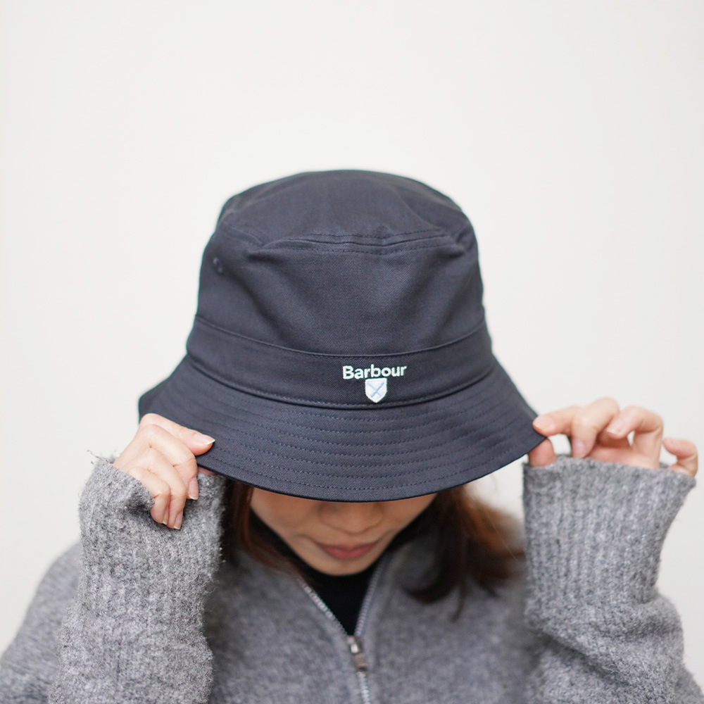 バケットハット バブアー ユニセックス ロゴ Cascade Bucket Hat