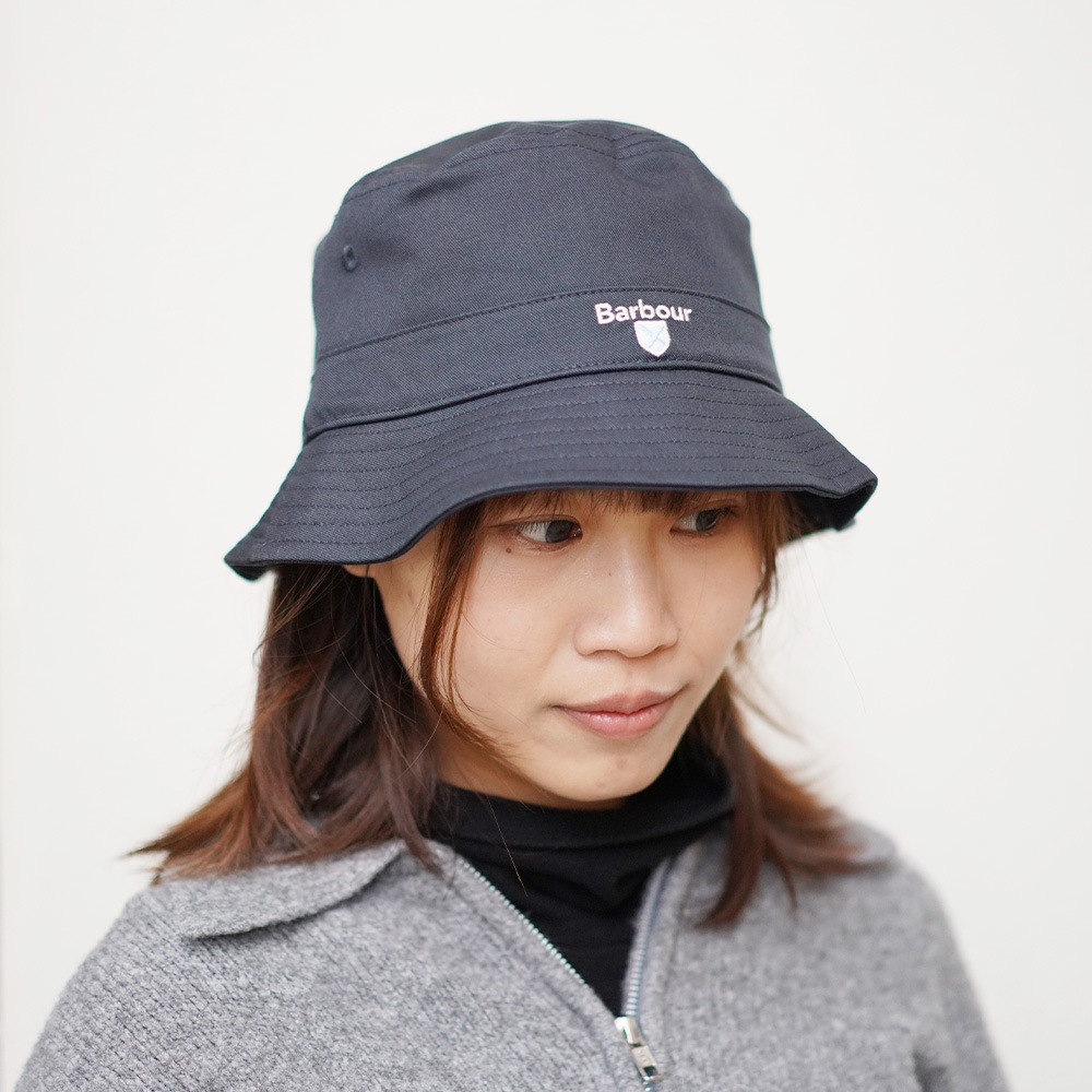 バケットハット バブアー ユニセックス ロゴ Cascade Bucket Hat
