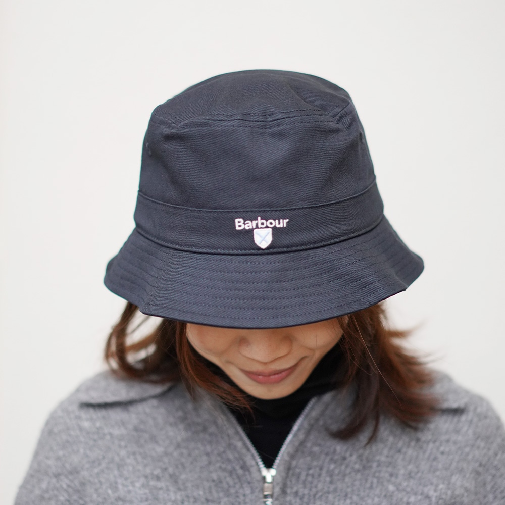 バケットハット バブアー ユニセックス ロゴ Cascade Bucket Hat