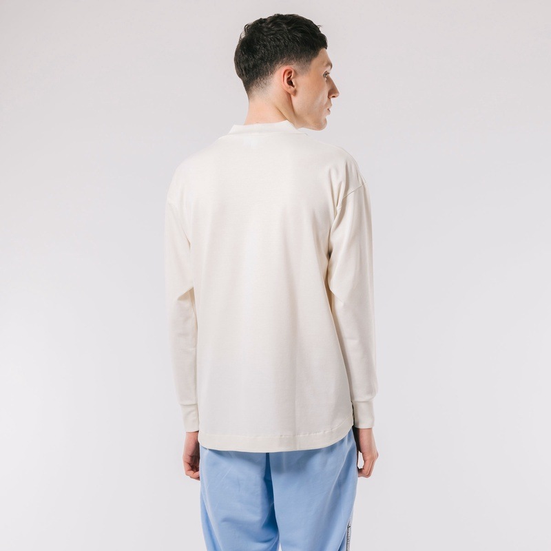 鹿の子地 モックネック Tシャツ  ラコステ  LACOSTE