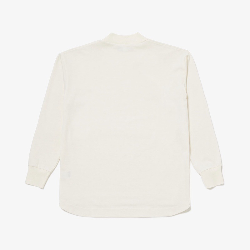鹿の子地 モックネック Tシャツ  ラコステ  LACOSTE