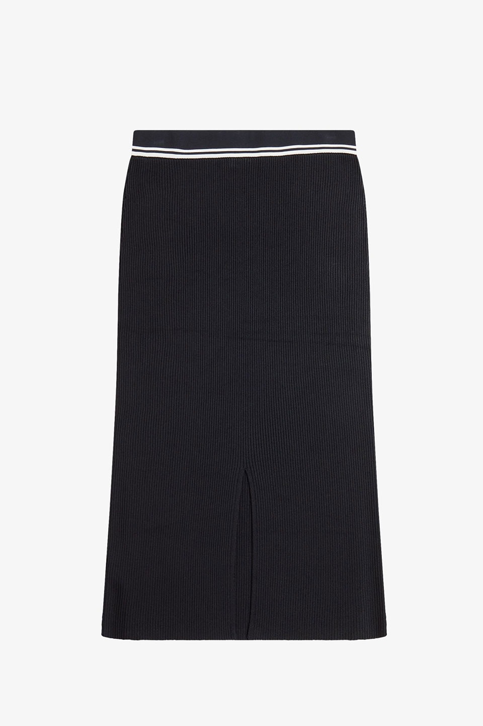 スカート レディース  フレッドペリー サマーニット リブ  FRED PERRY Tipped Rib Knitted Skirt 【国内正規品】E9107