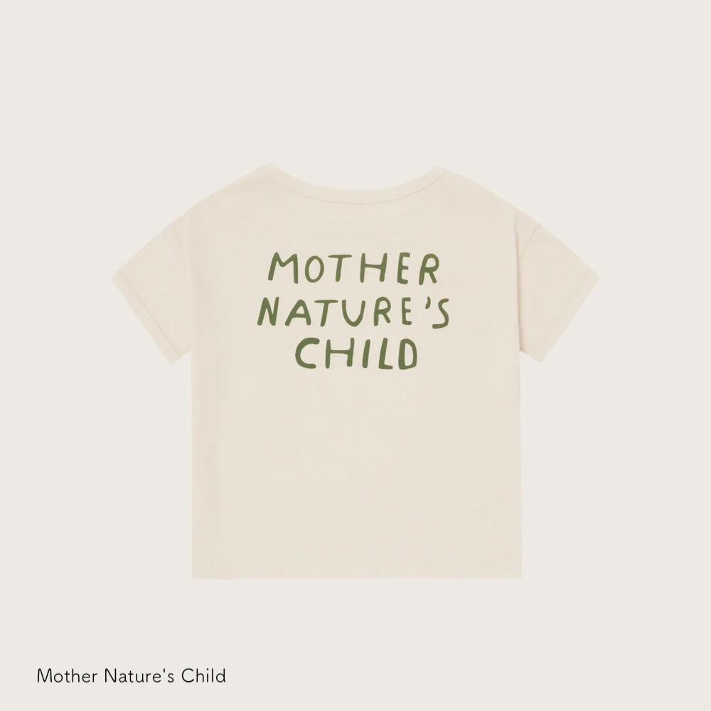 Tシャツ キッズ  ベビー オーガニックズー  Organic Zoo Mother Nature's Child Friends Of the Garden Boxy T-Shirt【国内正規品】 18naturebt 18friendbt