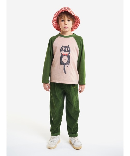 BOBO CHOSES/Cat O'Clock LONG SLEEVE T-SHIRT