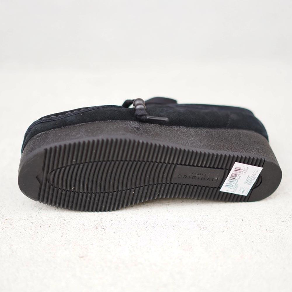 クラークス ワラクラフトビー ブラックスエード Wallacraft Bee CLARKS