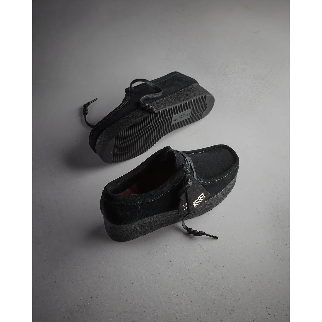 CLARKS ORIGINALS ワラクラフトビー ブラックスエード クラークス ワラクラフトビー ブラックスエード Wallacraft Bee CLARKS
