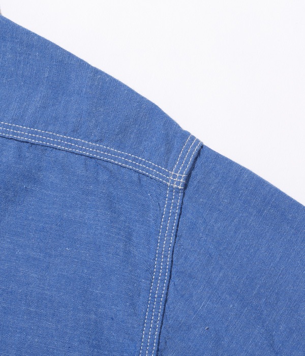 シャツ 長袖  シュガーケーン シャンブレーワークシャツ SUGAR CANE VAT DYE CHAMBRAY WORK SHIRT