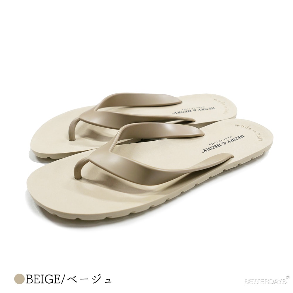 ビーチサンダル   ヘンリー＆ヘンリー ヘンリーアンドヘンリー フリッパー イタリー製 22.5-28.0cm HENRY＆HENRY FLIPPER