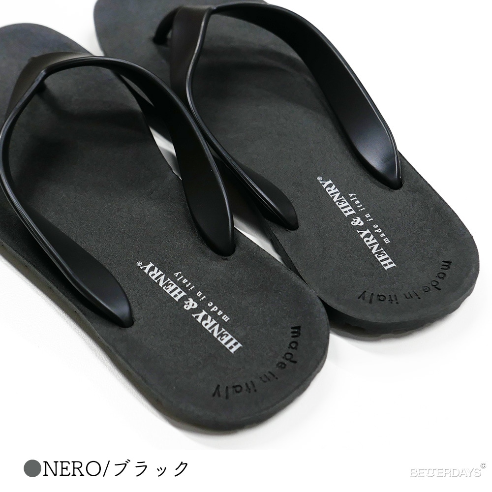 ビーチサンダル   ヘンリー＆ヘンリー ヘンリーアンドヘンリー フリッパー イタリー製 22.5-28.0cm HENRY＆HENRY FLIPPER