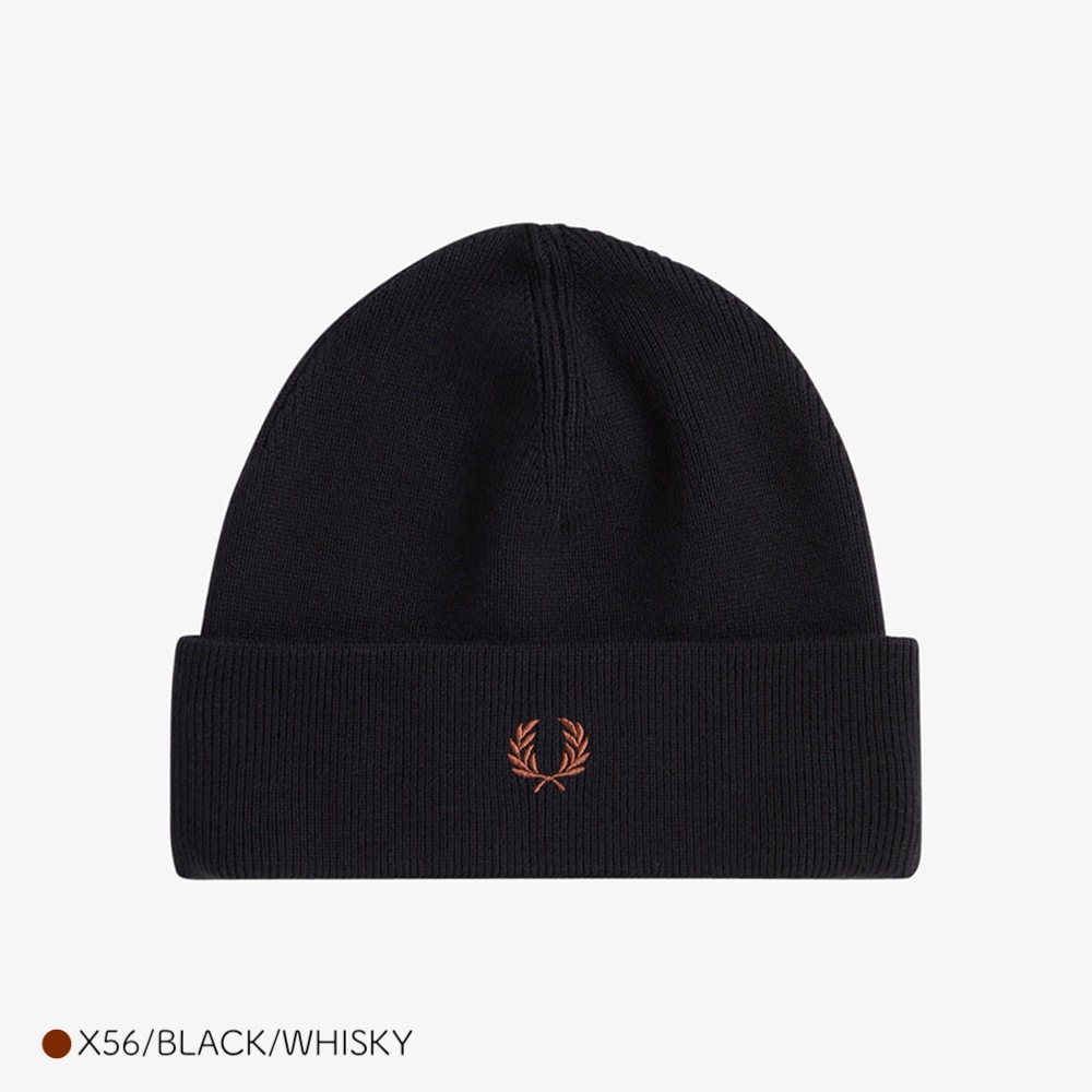 ニット帽 ビーニー ユニセックス フレッドペリー  C8161 CLASSIC BEANIE【国内正規品】 FRED PERRY