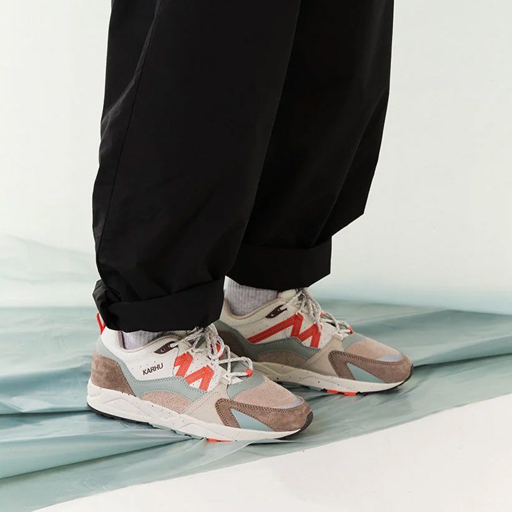 スニーカー レディース メンズ カルフ ユニセックス フュージョン 2.0 KARHU FUSION 2.0  PORTABELLA / NASTURTIUM   靴 運動靴 【国内正規品】22-25.5cm