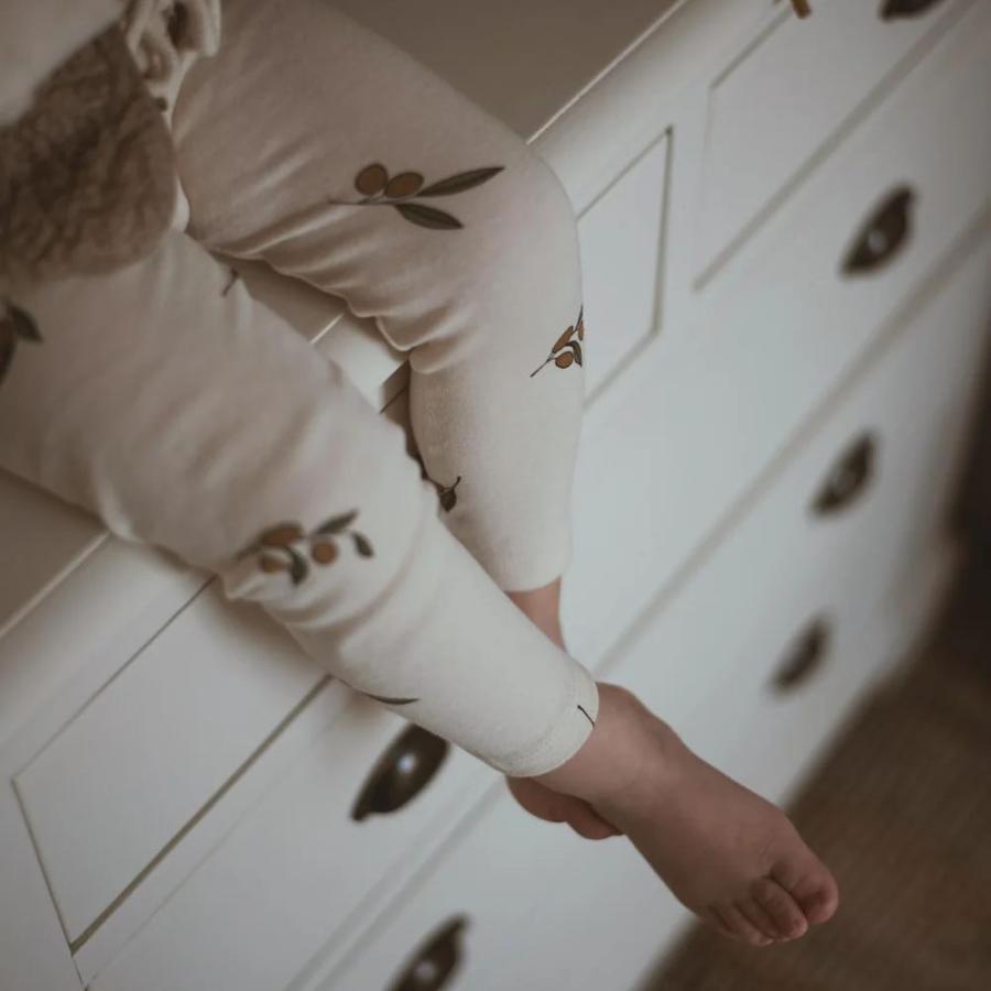 レギンス キッズ ベビー オーガニックズー Organic Zoo Olive Garden / Terrazzo Leggings LLO LLT