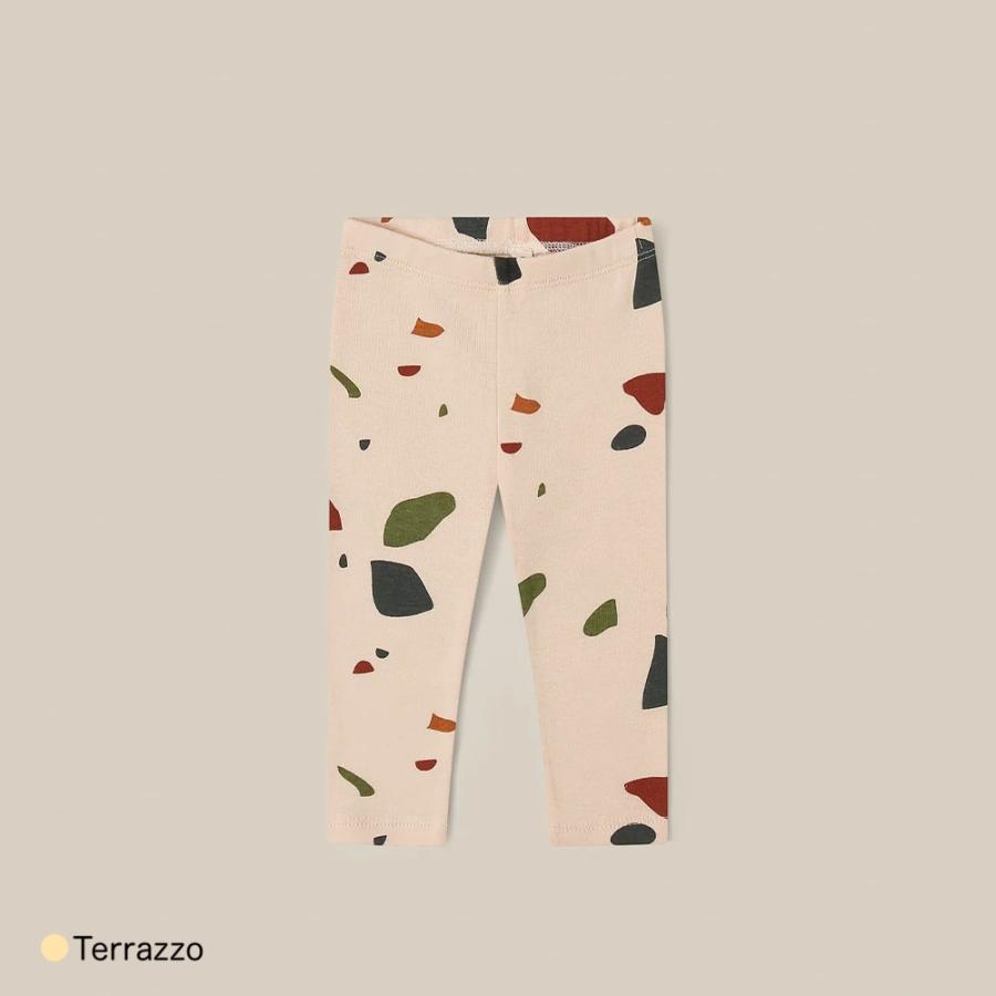 レギンス キッズ ベビー オーガニックズー Organic Zoo Olive Garden / Terrazzo Leggings LLO LLT