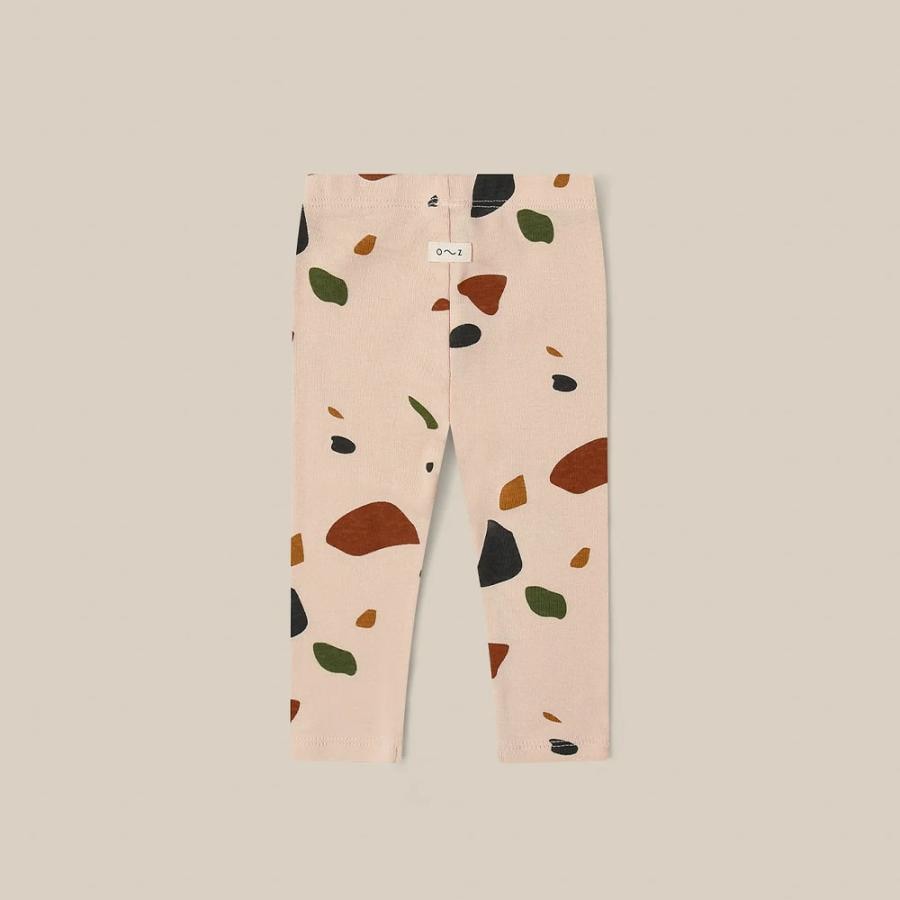 レギンス キッズ ベビー オーガニックズー Organic Zoo Olive Garden / Terrazzo Leggings LLO LLT