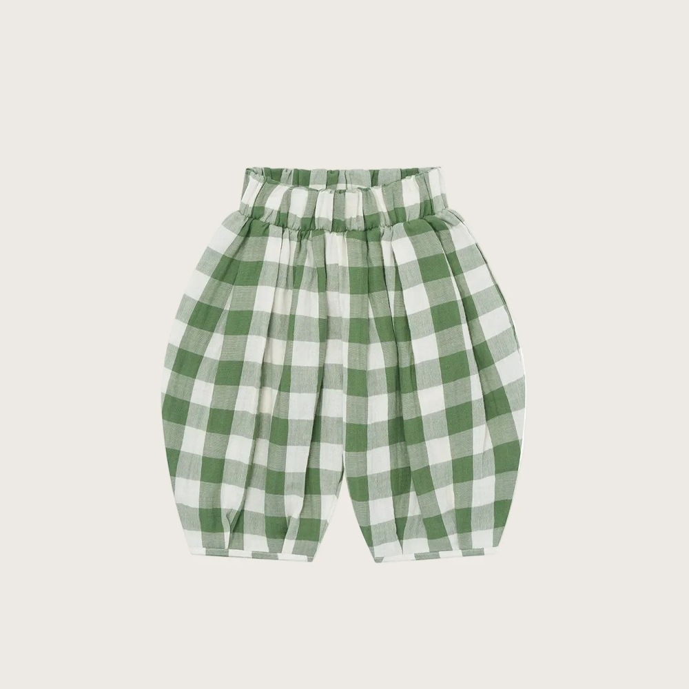 パンツ キッズ ベビー オーガニックズー Organic Zoo Dill Gingham