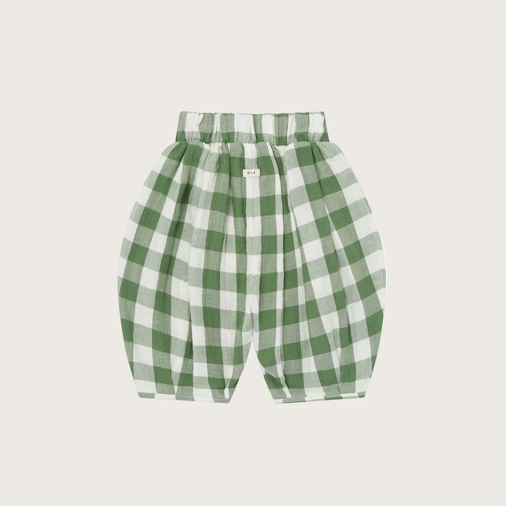 パンツ キッズ ベビー オーガニックズー Organic Zoo Dill Gingham