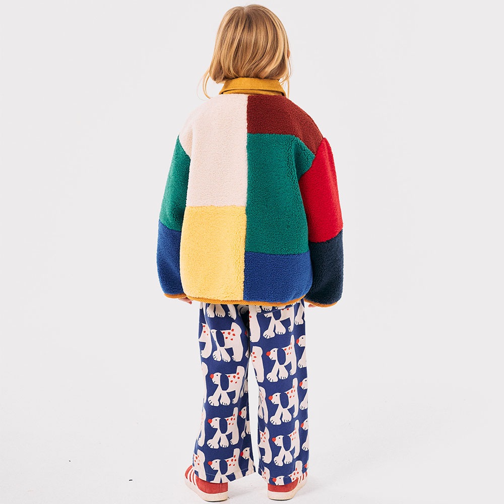 ジャケット ボボ・ショーズ ベビー Color block sheepskin