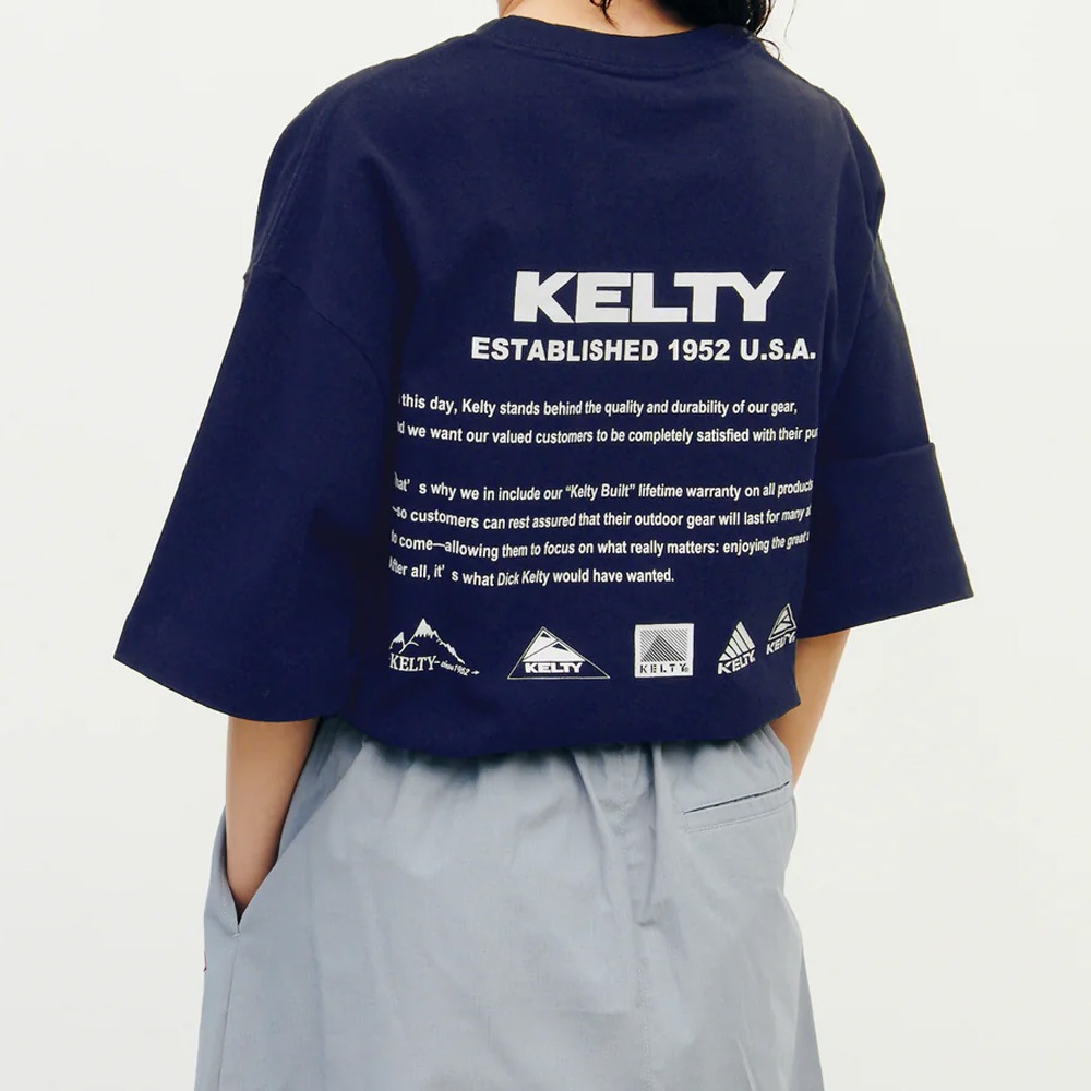 Tシャツ ケルティ ユニセックス バックヒストリーロゴS/STシャツ KELTY  Back history logo S/S T-shirt【国内正規品】 KE25113018