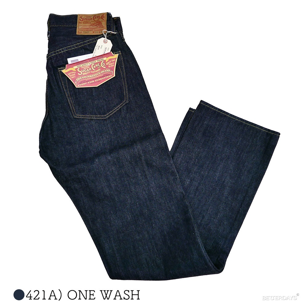 【26AW一部予約11月下旬まで納品予定】ジーンズ  デニム シュガーケーン Lot No. SC41947 / 14.25oz. DENIM 1947 MODEL REGULAR STRAIGHT SUGAR CANE