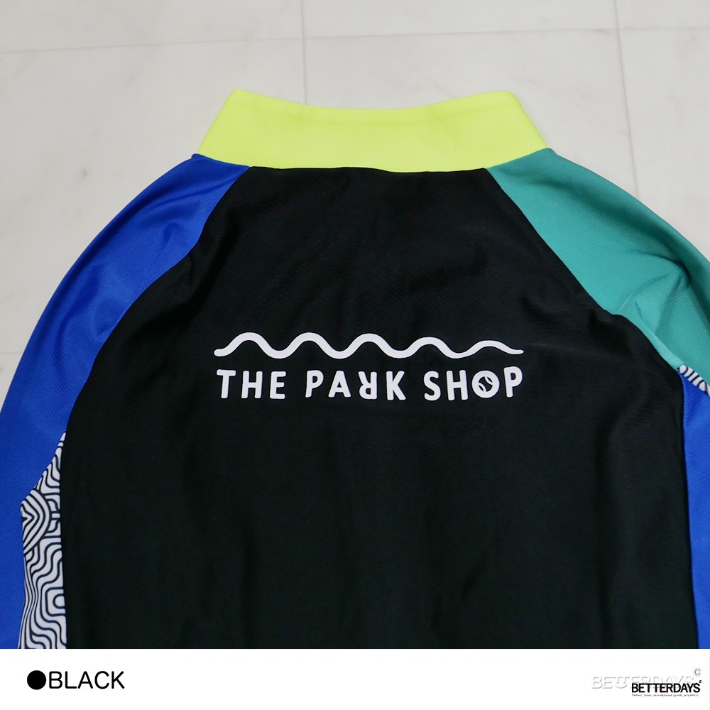 ラッシュガード  キッズ 水着 トップス 長袖 THE PARK SHOP BEACHPARK RASH L/SL  ザ・パークショップ  105-145cm tps-791
