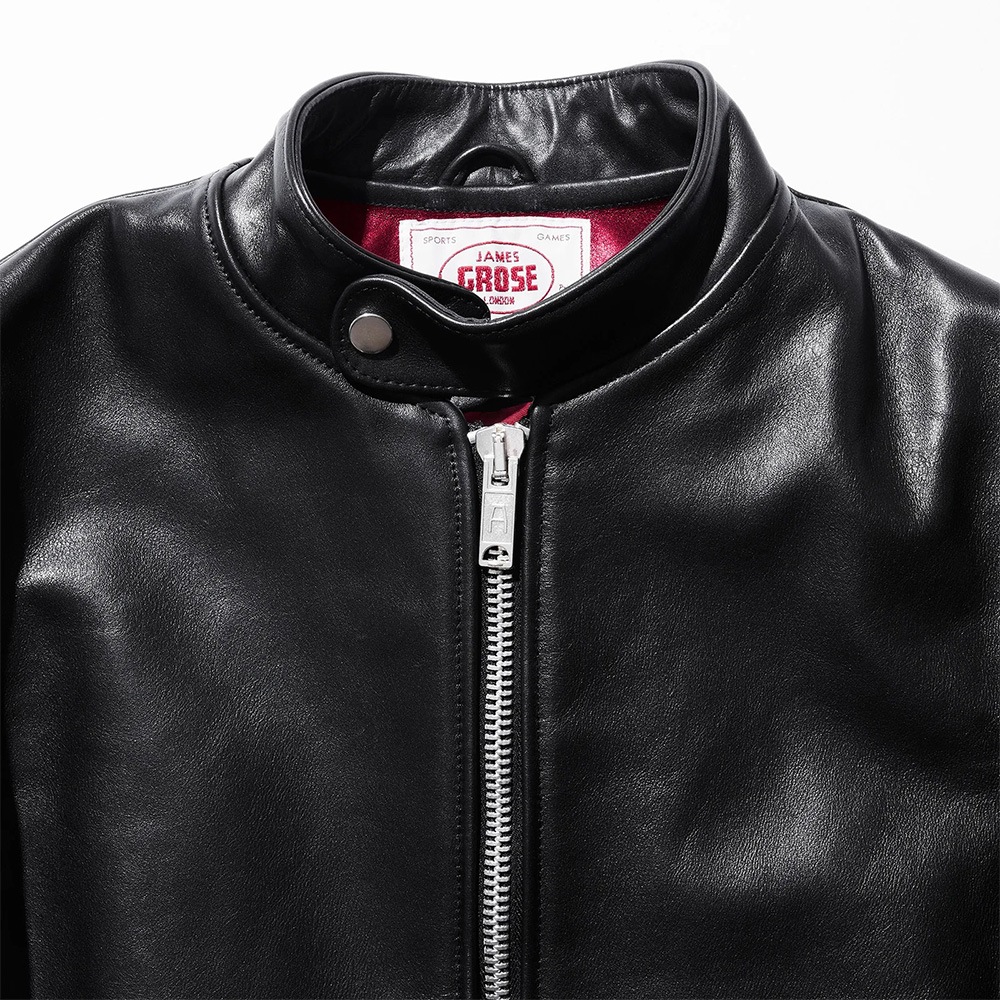 【26AW予約26年11月中旬ごろ入荷】DOVER JAMES GROSE HORSE LEATHER シングルライダース レザージャケット 革ジャン メンズ ドーバー ジェームスグロース  ホースレザー  馬革  【国内正規品】 
