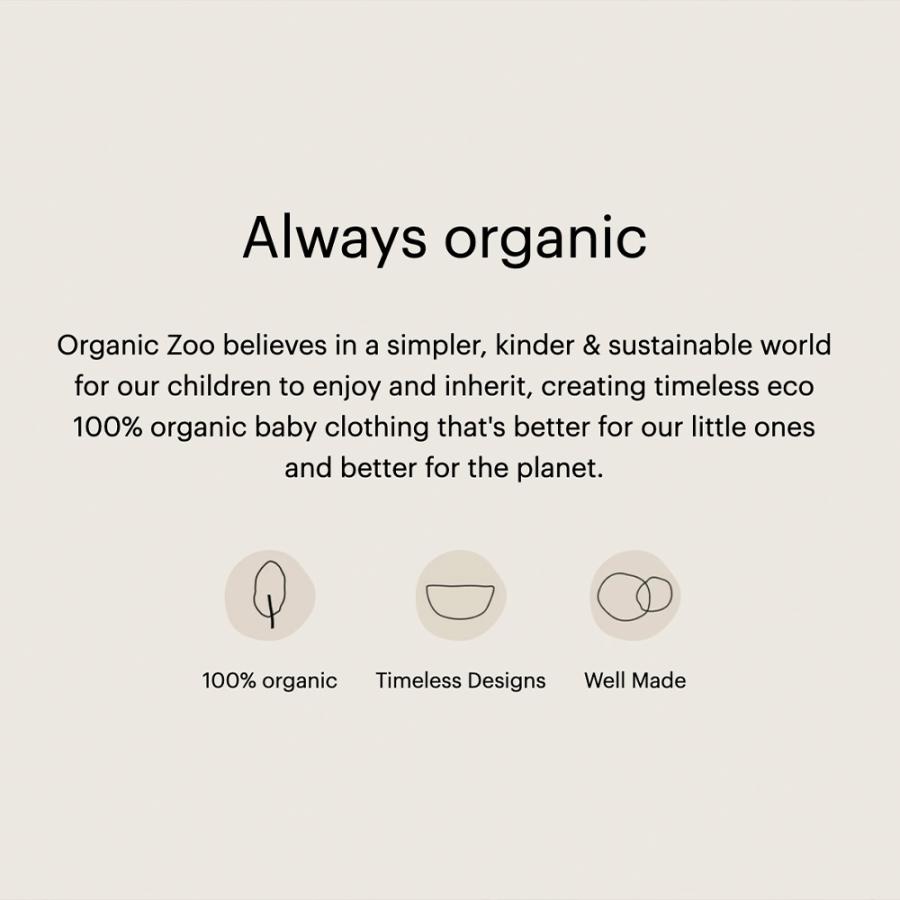 ロンパース ベビー オーガニックズー Organic Zoo Cinnamon Apple