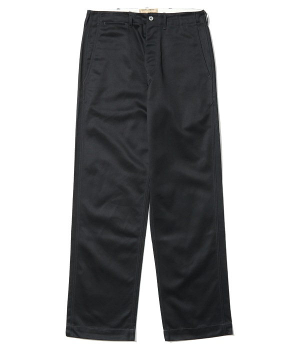 【26AW予約11月上旬ごろまで入荷予定】チノパン  バズリクソンズ ボトムス パンツ BUZZ RICKSON'S WILLIAM GIBSON COLLECTION Type BLACK CHINO 1942 MODEL ONE WASH