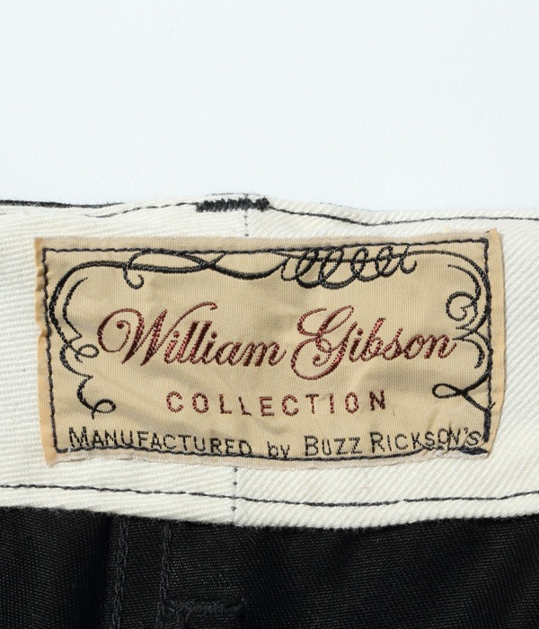 【26AW予約11月上旬ごろまで入荷予定】チノパン  バズリクソンズ ボトムス パンツ BUZZ RICKSON'S WILLIAM GIBSON COLLECTION Type BLACK CHINO 1942 MODEL ONE WASH