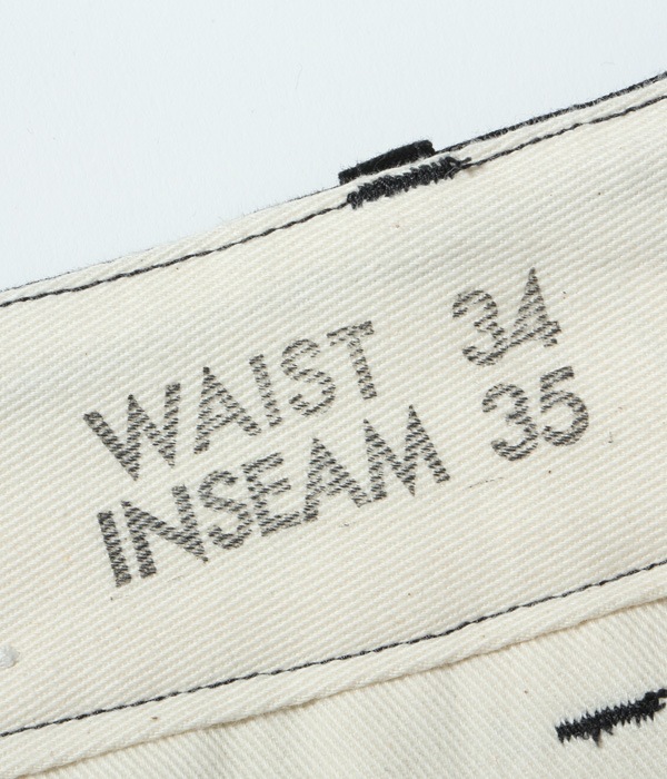 【26AW予約11月上旬ごろまで入荷予定】チノパン  バズリクソンズ ボトムス パンツ BUZZ RICKSON'S WILLIAM GIBSON COLLECTION Type BLACK CHINO 1942 MODEL ONE WASH