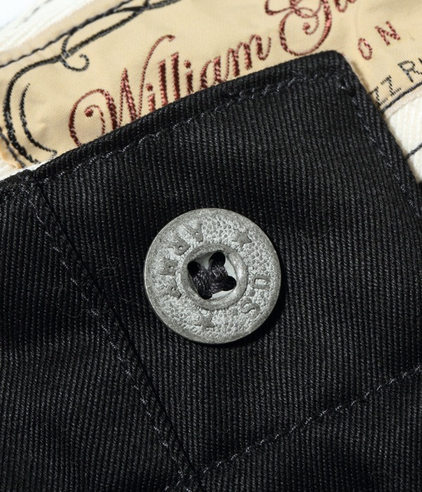 【26AW予約11月上旬ごろまで入荷予定】チノパン  バズリクソンズ ボトムス パンツ BUZZ RICKSON'S WILLIAM GIBSON COLLECTION Type BLACK CHINO 1942 MODEL ONE WASH