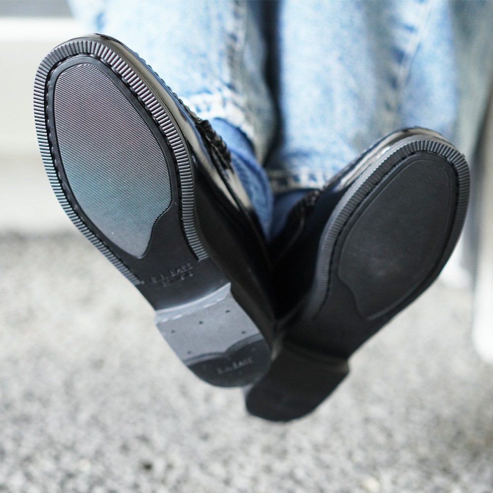 【期間限定SALE／10%OFF】ローファー レディース パテントレザー ジーエイチバス BLACK PATENT  G.H.BASS 【国内正規品】BA41711