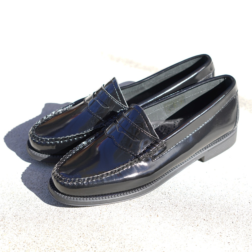 【期間限定SALE／10%OFF】ローファー レディース パテントレザー ジーエイチバス BLACK PATENT  G.H.BASS 【国内正規品】BA41711