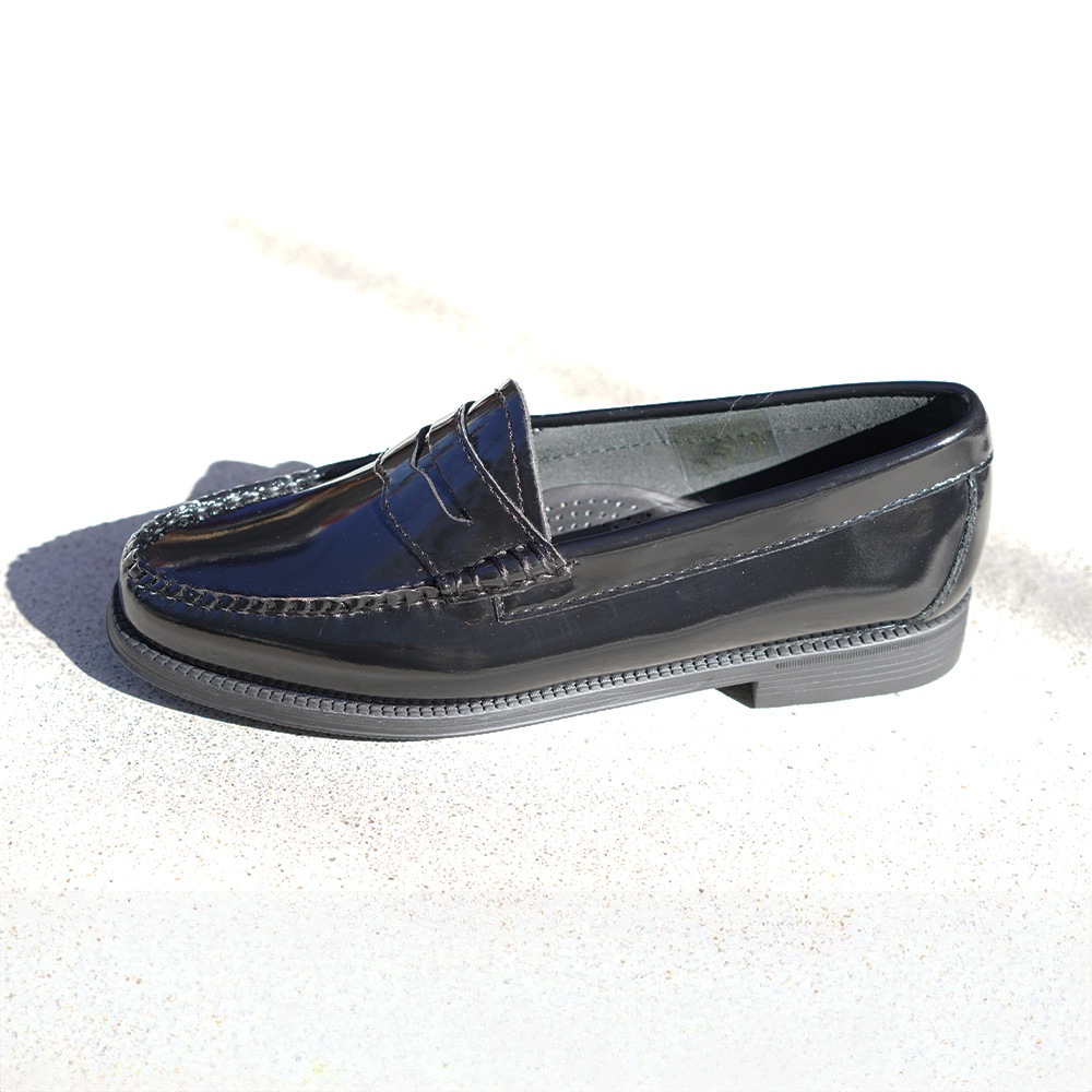 【期間限定SALE／10%OFF】ローファー レディース パテントレザー ジーエイチバス BLACK PATENT  G.H.BASS 【国内正規品】BA41711