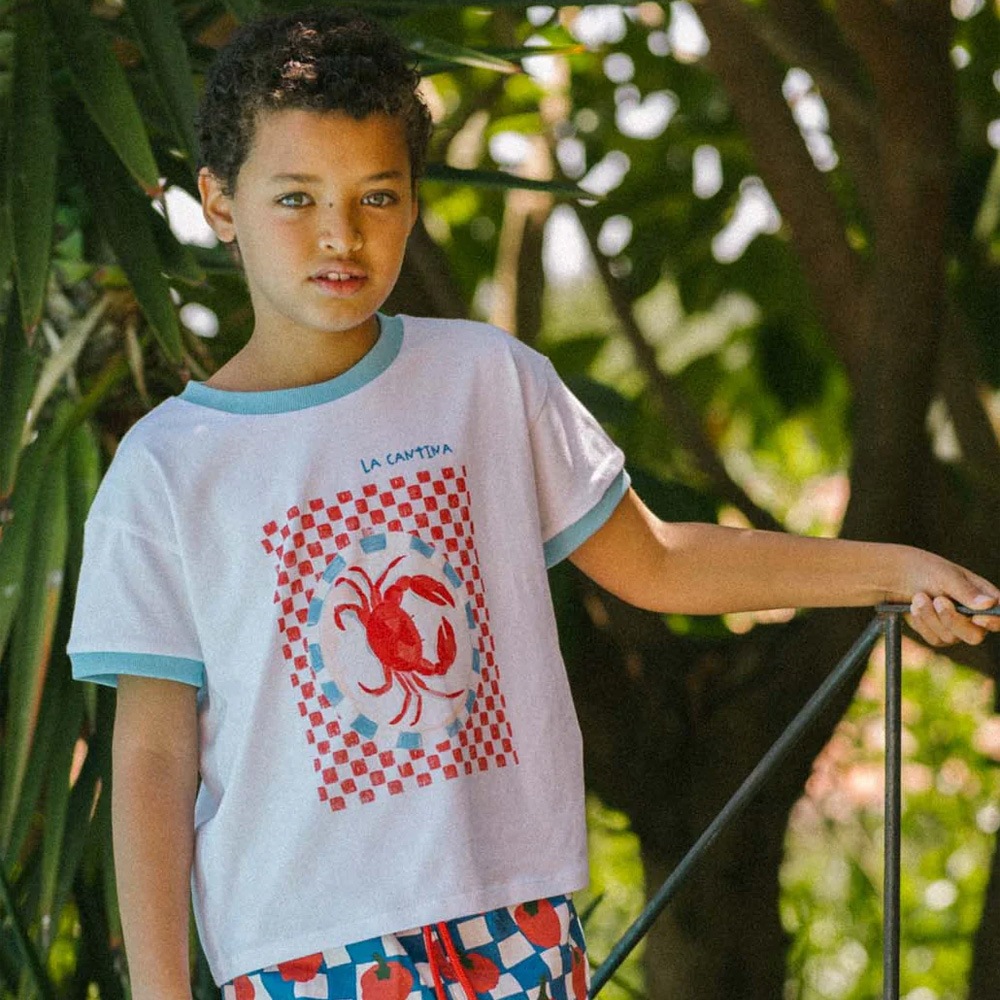 Tシャツ キッズ ベビー フェイバリットピープル カニ bella vita tshirt kids  Favorite People 3-8years 【国内正規品】