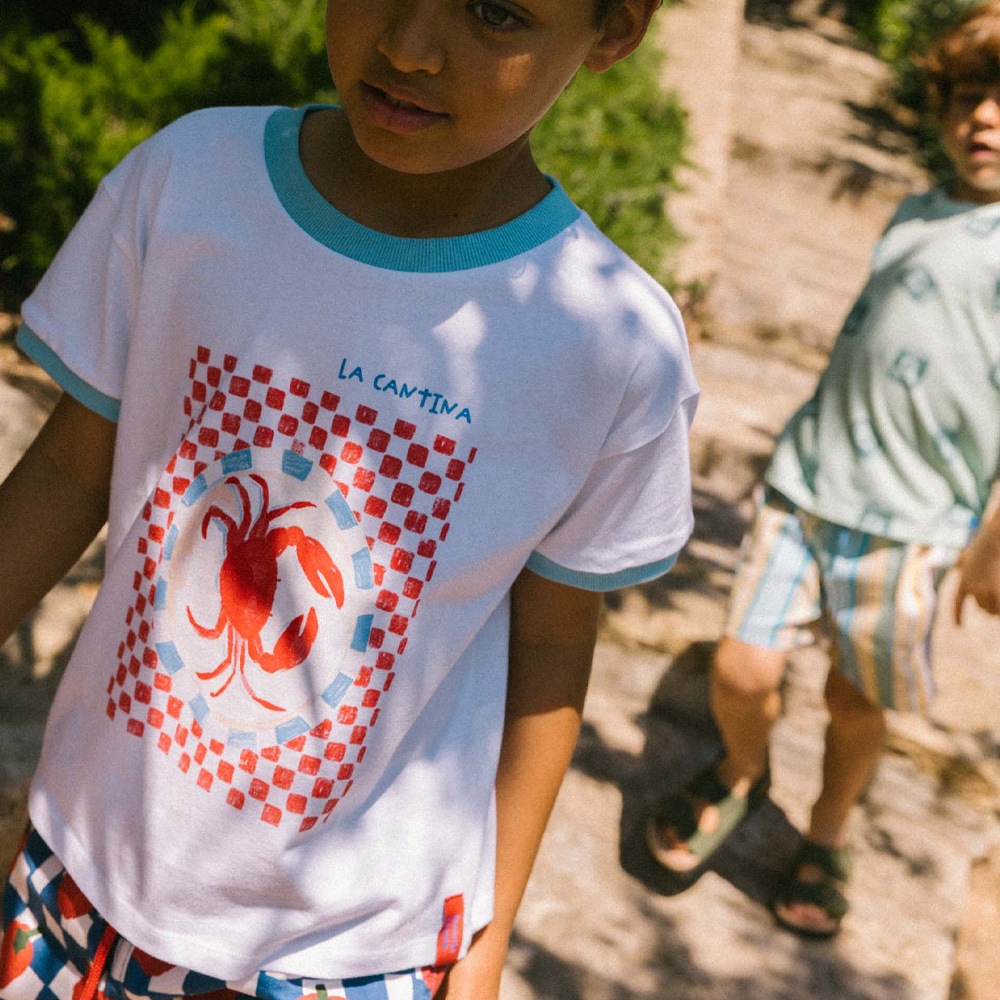 Tシャツ キッズ ベビー フェイバリットピープル カニ bella vita tshirt kids  Favorite People 3-8years 【国内正規品】