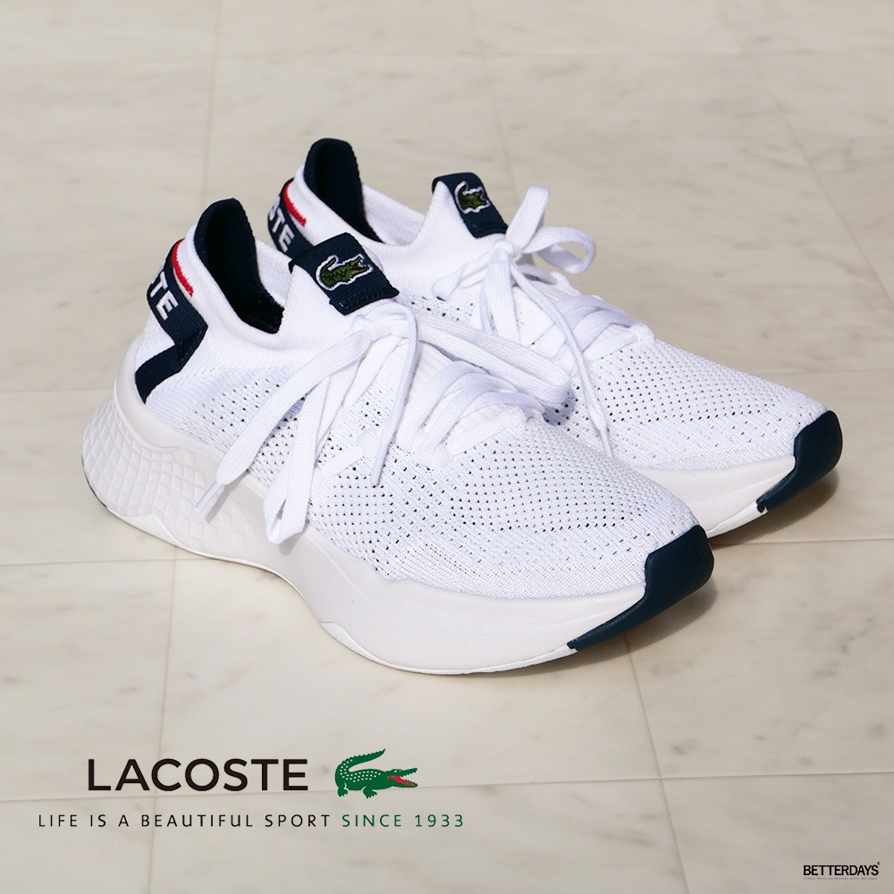 スニーカー  ラコステ ニット COURT-DRIVE KNIT  LACOSTE