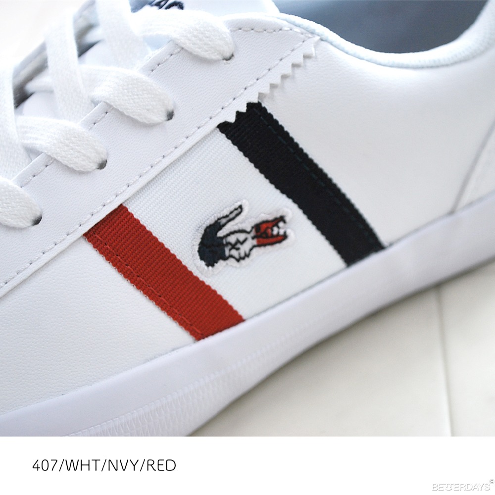 スニーカー ラコステ LACOSTE LEROND TRI 1 WOMENS ホワイト トリコ