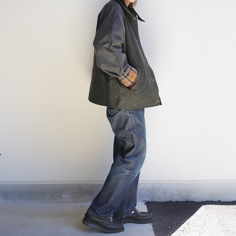 バブアー トランスポート パッチワーク オイルジャケット ユニセックス Barbour Patchwork Transport Waxed Jacket【国内正規品】MWX2499