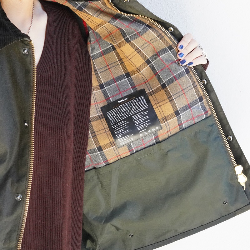 バブアー トランスポート パッチワーク オイルジャケット ユニセックス Barbour Patchwork Transport Waxed Jacket【国内正規品】MWX2499