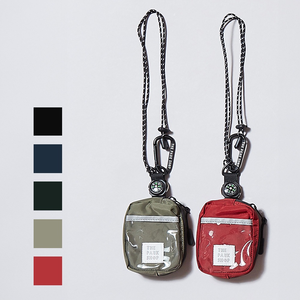キーリング付ポケット ポーチ キッズ コンパス付き ザ・パークショップ CITY PARK KEYPOCKET THE PARK SHOP