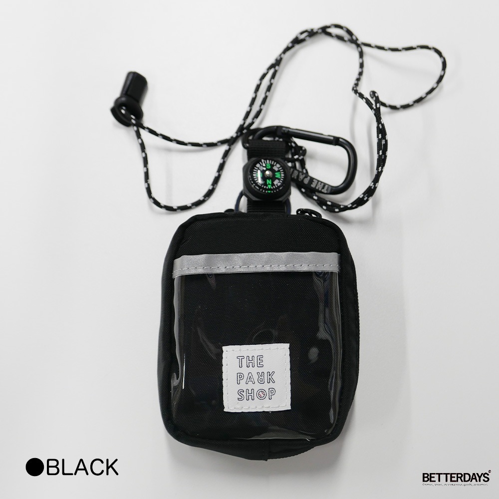 キーリング付ポケット ポーチ キッズ コンパス付き ザ・パークショップ CITY PARK KEYPOCKET THE PARK SHOP