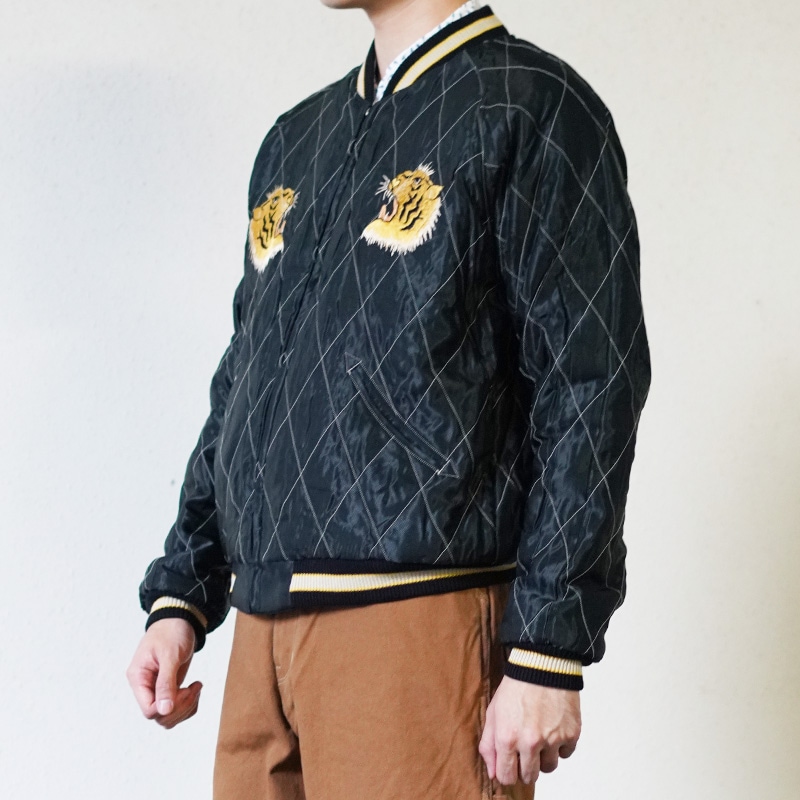 テーラー東洋 スカジャン メンズ リバーシブル スーベニアジャケット TAILOR TOYO TT15792-128 Mid 1950s Style Velveteen Souvenir Jacket “ROARING TIGER” × “JAPAN MAP”