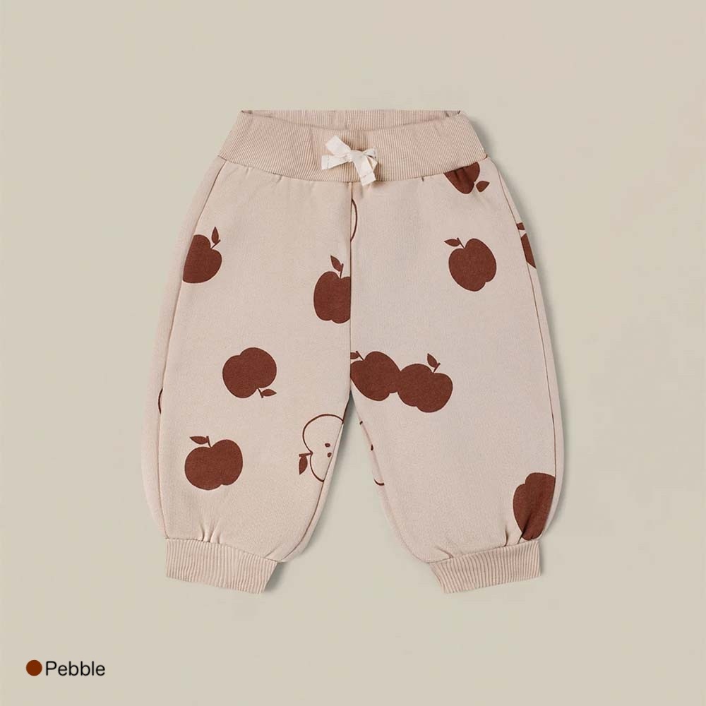 パンツ ズボン    ベビー オーガニックズー  Organic Zoo Cinnamon Apple / Basil Apple Orchard Sweatpants 11CAOP 11BAOP