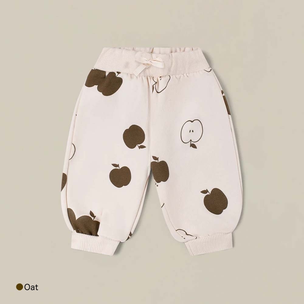 パンツ ズボン    ベビー オーガニックズー  Organic Zoo Cinnamon Apple / Basil Apple Orchard Sweatpants 11CAOP 11BAOP