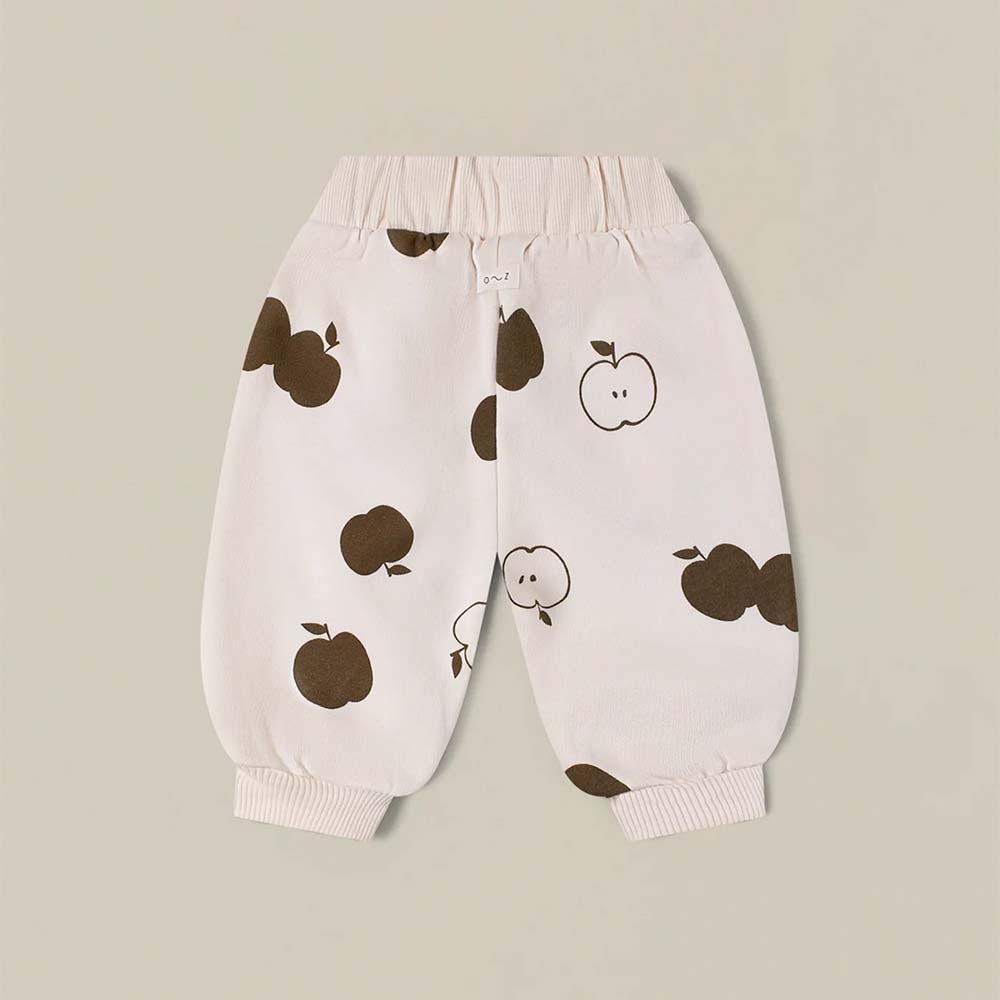 パンツ ズボン    ベビー オーガニックズー  Organic Zoo Cinnamon Apple / Basil Apple Orchard Sweatpants 11CAOP 11BAOP