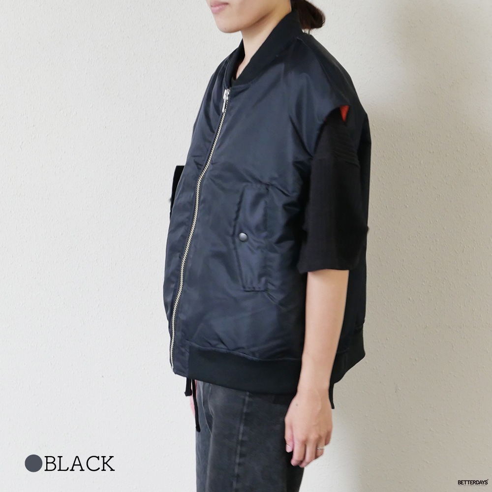 SALE／10%OFF】ベスト MA-1 ウィ ブルゾン ミリタリー キッフェ