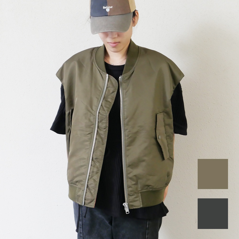 SALE／10%OFF】ベスト MA-1 ウィ ブルゾン ミリタリー キッフェ