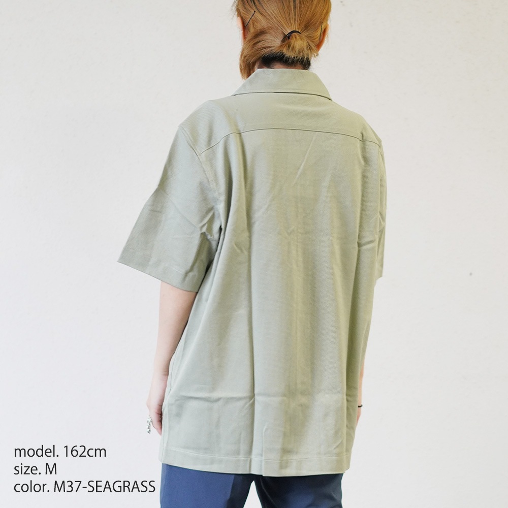 フレッドペリー カラーシャツ メンズ FRED PERRY COMPRESS MESH REVERE COLLAR SHIRT M1745 半袖 【国内正規品】