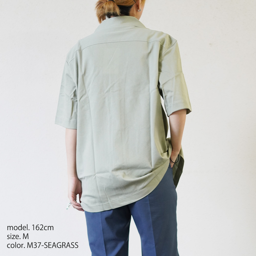 フレッドペリー カラーシャツ メンズ FRED PERRY COMPRESS MESH REVERE COLLAR SHIRT M1745 半袖 【国内正規品】