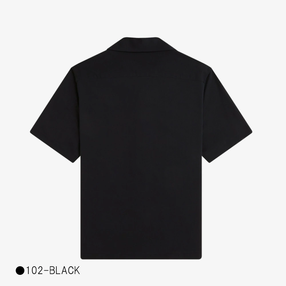 フレッドペリー カラーシャツ メンズ FRED PERRY COMPRESS MESH REVERE COLLAR SHIRT M1745 半袖 【国内正規品】